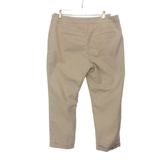 Chico's Women's Khaki So Slimming Crop Pants, size 1, 32 waist - Picture 5 of 9